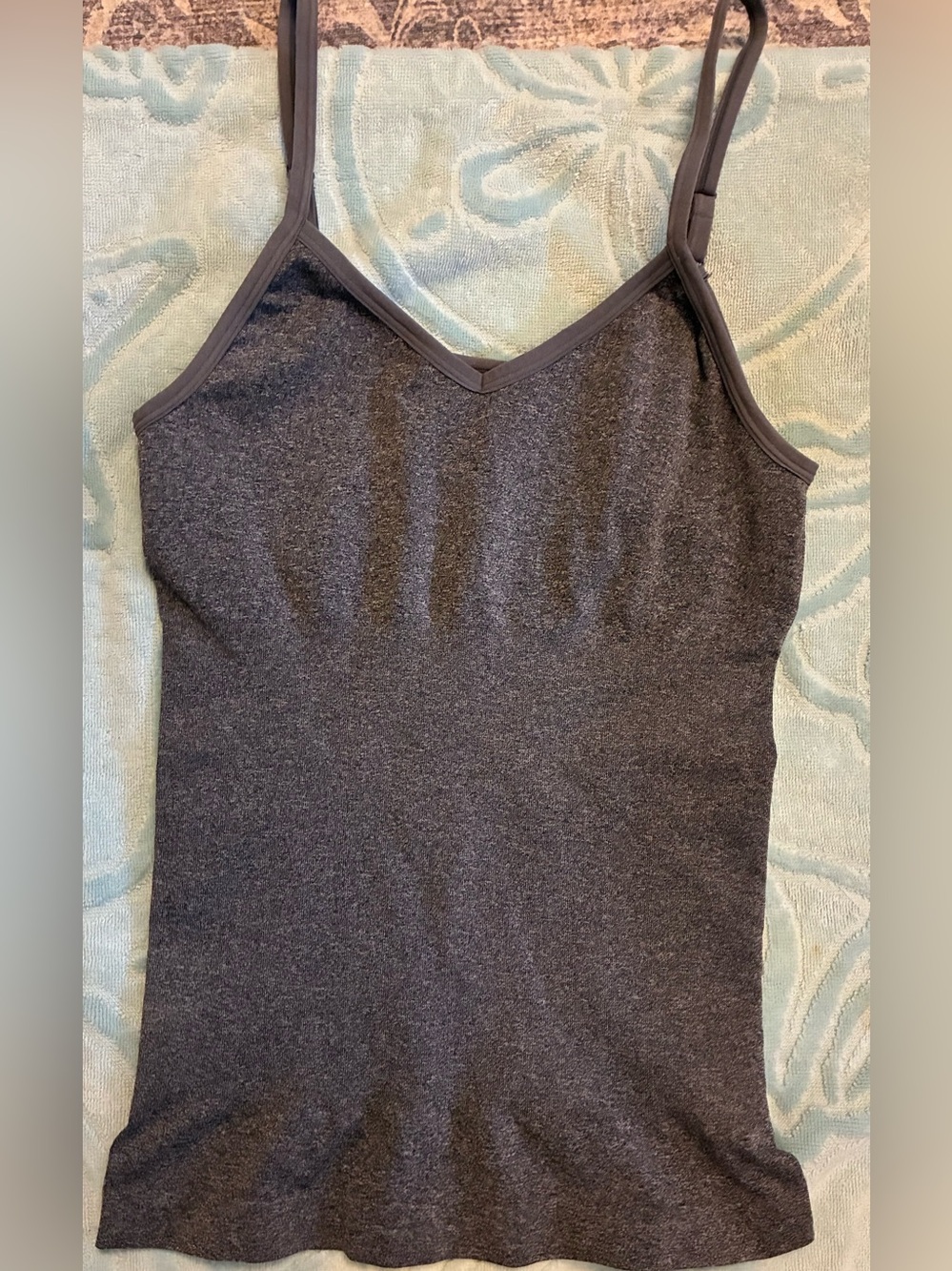 Shape Wear Charcoal Gray Women’s V-Neck Cami Tank